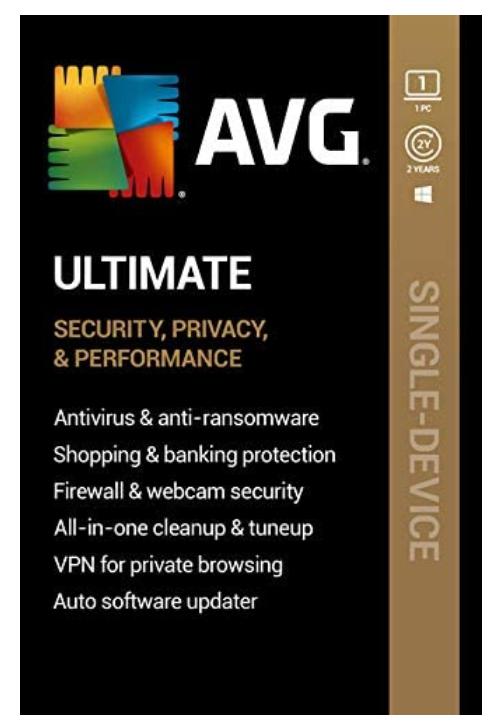 SALE UP TO 60% AVG Ultimate 2022 | Antivirus+Cleaner+VPN | 1 PC, 2 Years [Download]