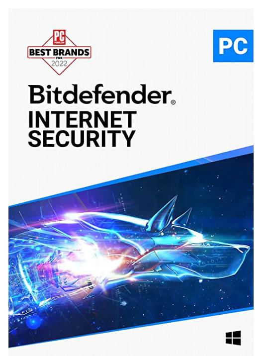 Bitdefender Internet Security – 1 Device | 1 year subscription | PC Activation Code by Email