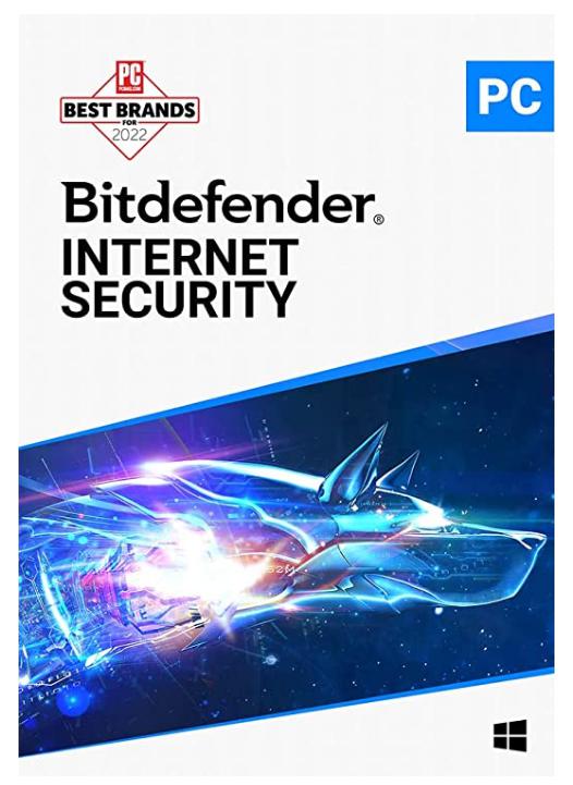 Bitdefender Internet Security – 3 Devices | 2 year Subscription | PC Activation Code by email
