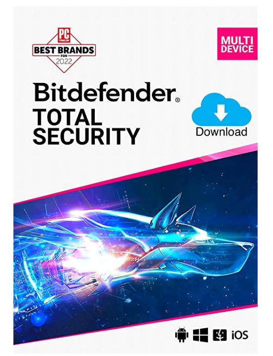 SALE UP TO 65% Bitdefender Total Security – 10 Devices | 2 year Subscription | PC/MAC |Activation Code by email