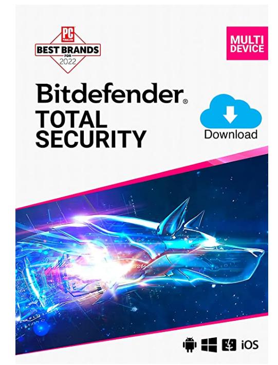 SALE UP TO 78% Bitdefender Total Security – 5 Devices | 1 year Subscription | PC/Mac | Activation Code by email