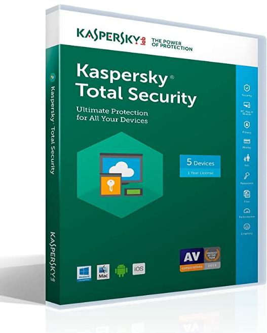 Kaspersky Lab 2017 Total Security 5 Device/1 Year (Key Card)