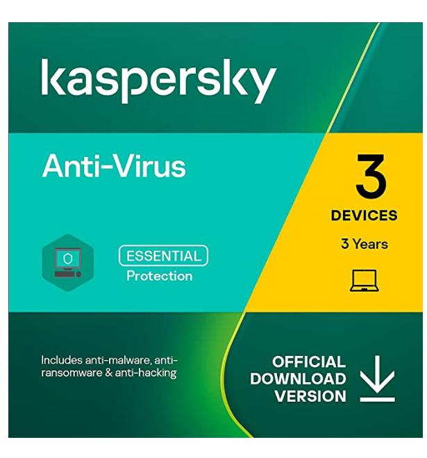 SALE UP TO 72% Kaspersky Anti-Virus 2022 | 3 Devices | 3 Years | PC | Online Code