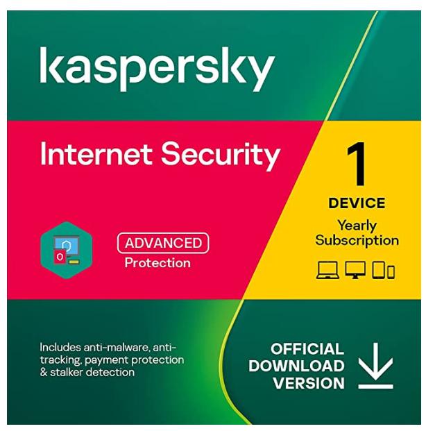 Kaspersky Internet Security | 1 Device | 1 Year [Subscription]
