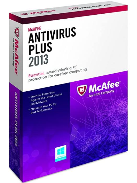 McAfee Antivirus Plus 3PCs 2013 (Free upgrade to 2016 when activated)