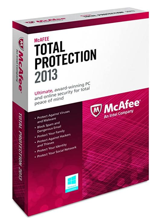 McAfee Total Protection 3PCs 2013