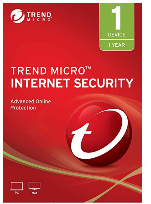 SALE UP TO 23% Trend Micro Internet Security, 1 User [Key Code]