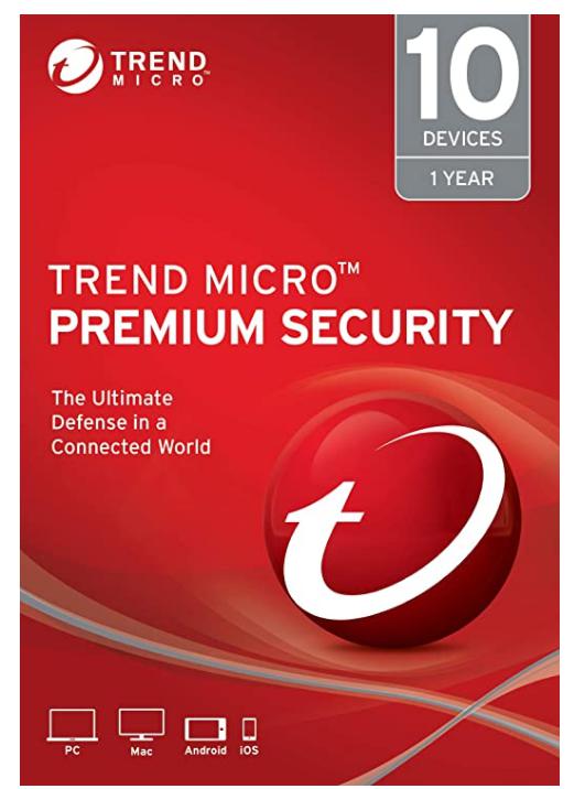 Trend Micro Premium Security, 10 User [Key Code]