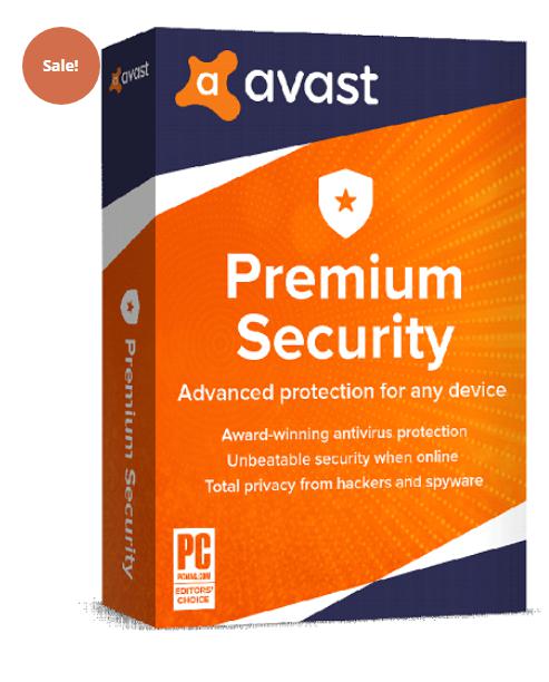 UP TO 75% AVAST PREMIUM SECURITY – 3 DEVICES / 1 YEAR