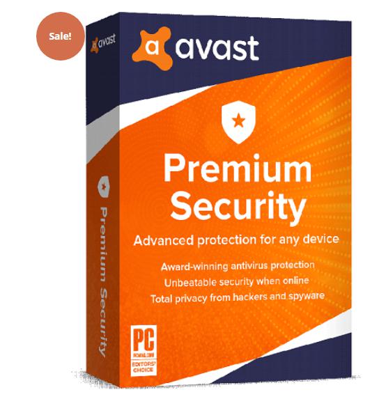 SALE UP TO 80% AVAST PREMIUM SECURITY – 1 DEVICES / 1 YEAR