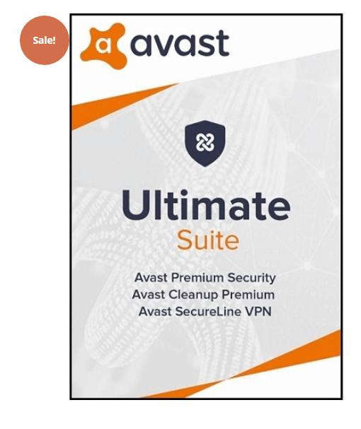 SALE UP TO 80% AVAST ULTIMATE SUITE – 10 DEVICES / 2 YEARS