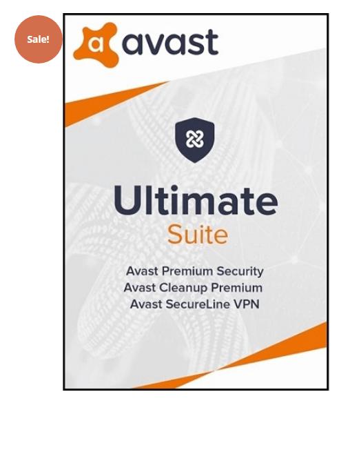 AVAST ULTIMATE SUITE 75% OFF – 10 DEVICES / 1 YEAR
