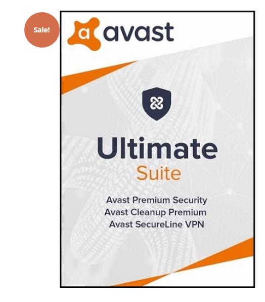 SALE UP TO 70% AVAST ULTIMATE SUITE – 1 YEAR / 1-PC