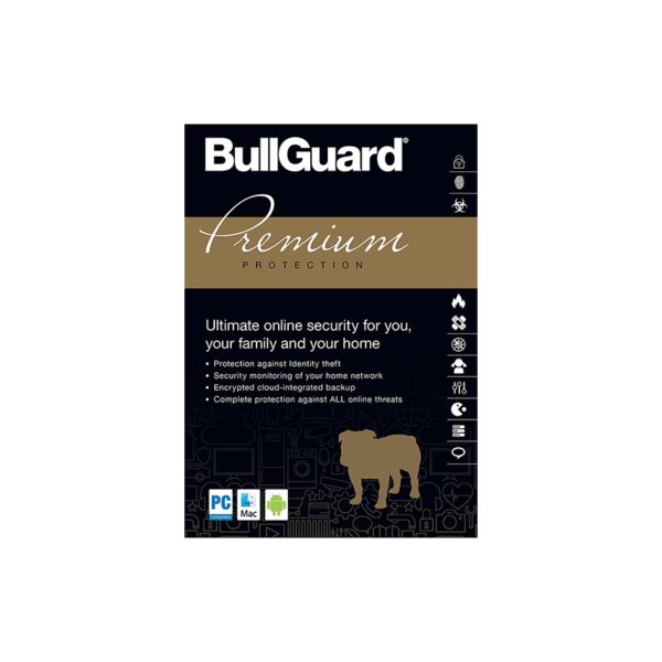 BullGuard Premium Protection – 1 Year, 10 Devices