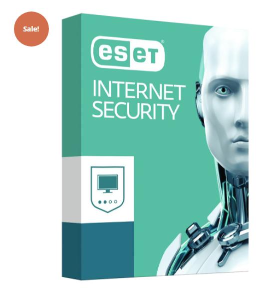 ESET INTERNET SECURITY 50% OFF – 1-YEAR / 1-PC