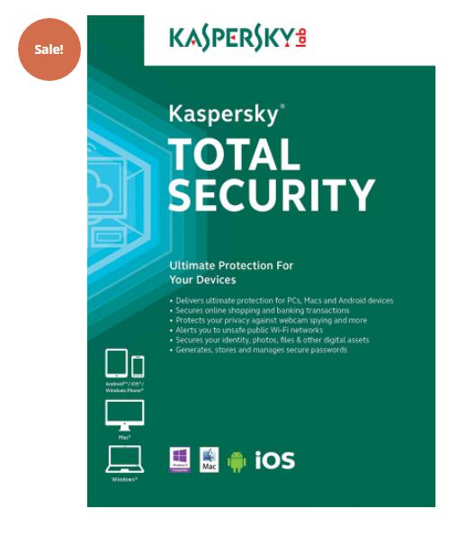 KASPERSKY TOTAL SECURITY 2022 50% OFF – 1-YEAR / 10-DEVICE