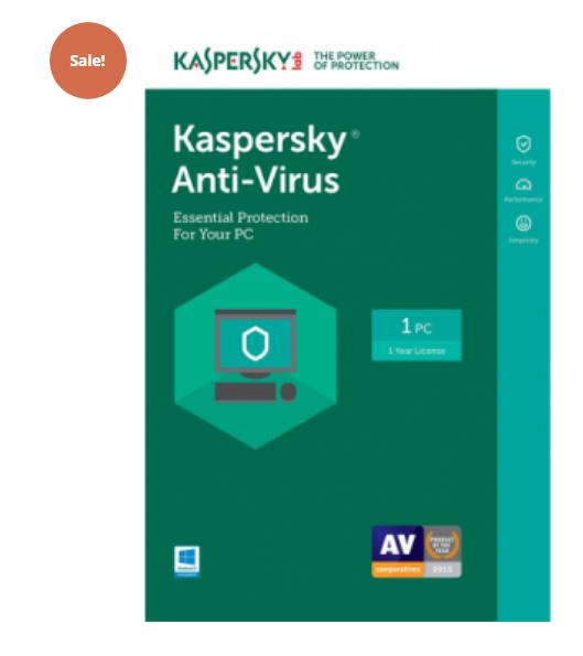 KASPERSKY ANTI-VIRUS 2022 55%- 1-YEAR / 1-PC – US/CA