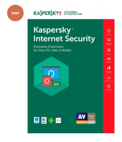 KASPERSKY INTERNET SECURITY 2022 55% OFF – 1-YEAR / 3 -DEVICE -GLOBAL