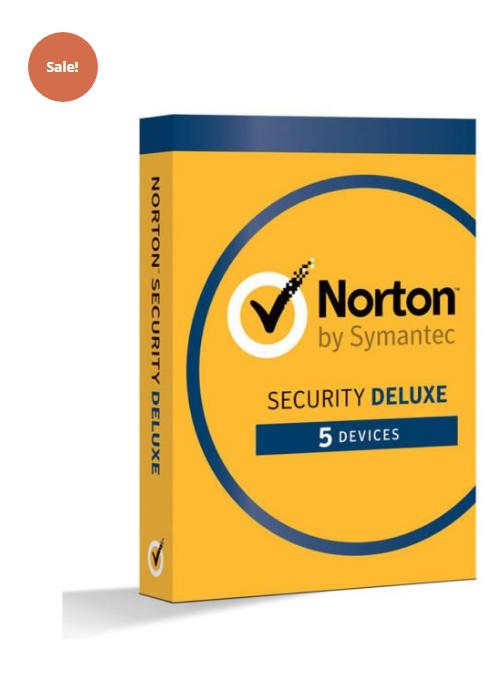 NORTON SECURITY DELUXE 39% OFF – 1-YEAR / 5-DEVICE – NORTH AMERICA