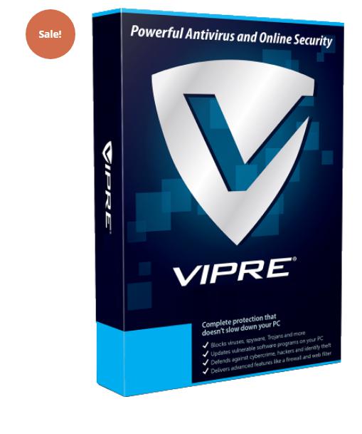 VIPRE ADVANCED SECURITY 35% OFF  – 3 PC / 1 YEAR