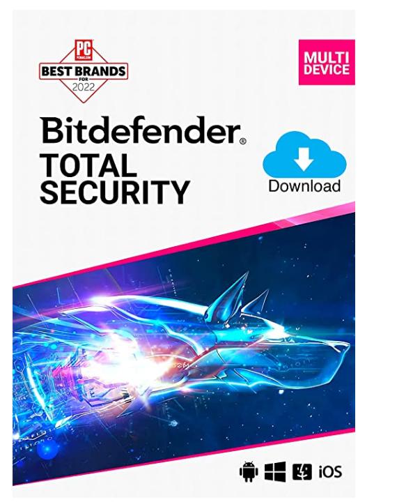 SALE UP TO 79% Bitdefender Total Security – 5 Devices | 2 year Subscription | PC/Mac | Activation Code by email