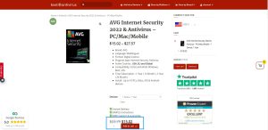 Discount Code AVG Internet Security 2022 & Antivirus – PC/Mac/Mobile - 10%