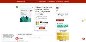 Microsoft Coupon Code Office 365 Family 6 Devices, 1 Year – UK/Europe - 5%