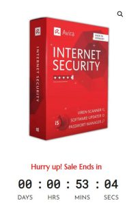Sale Off Avira Internet Security 2022 for Windows - 45%