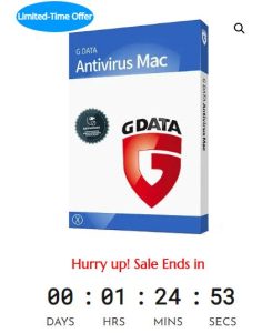 Sale Off G Data AntiVirus Mac 1 Mac 1 Year – Global - 27%