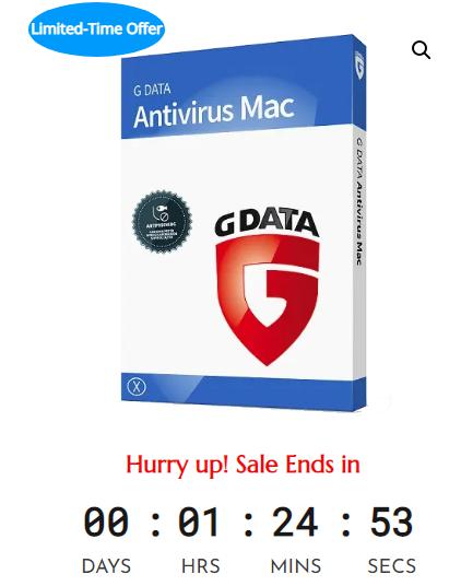 SALE UP TO 27% For G Data AntiVirus Mac 1 Mac 1 Year – Global