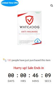 Sale Off WatchDOG Anti-Malware 2022 - 60%