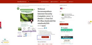 Discount Code Webroot Secureanywhere Internet Security Complete 2022 | 5 Device | 1 Year for PC/Mac/Android/Chromebook/IOS - 10%