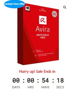 Sale Off Avira Antivirus Pro For Windows & Mac - 40%