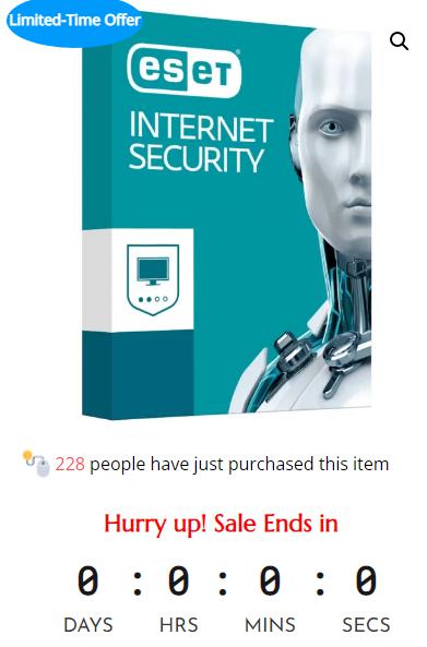 SALE UP TO 40% For ESET Internet Security 2022 – 24 Months for PC Mac, IOS, Android [ Download ]