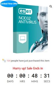 Sale Off ESET NOD32 Antivirus 2022 – 12 Month for PC Mac, IOS, Android [ Download ] - 35%