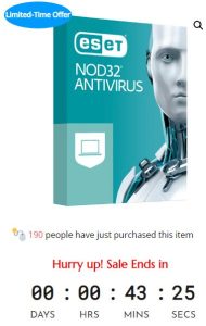 Sale Up ESET NOD32 Antivirus 2022 – 24 Months for PC Mac, IOS, Android [ Download ] - 40%