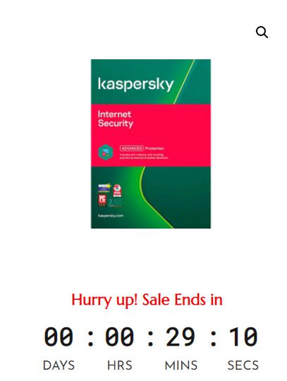 SALE UP TO 20% For Kaspersky Internet Security 2022 For Windows, MAC & Android – Americas