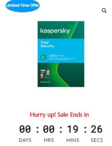 Sale Off Kaspersky Total Security 2022 For Windows, MAC & Android – Europe - 20%