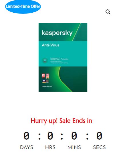 SALE UP TO 35% For Kaspersky Antivirus 2022 – 12 Month – Americas