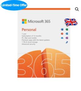 Sale Off Microsoft Office 365 Personal 1 Device, 1 Year – UK/Europe - 60%