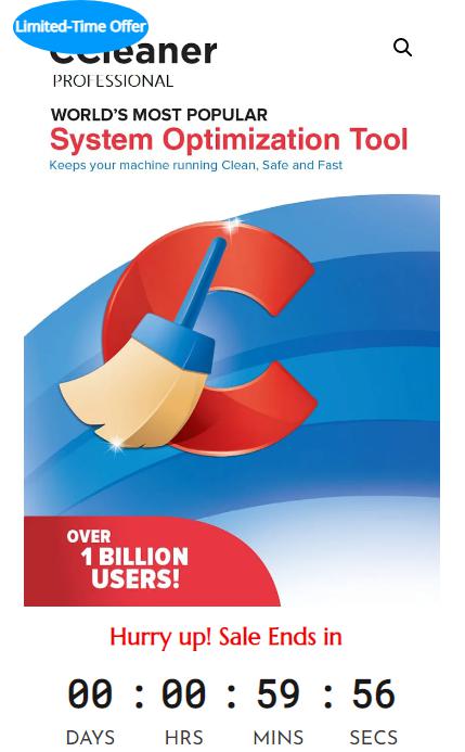 SALE UP TO 60% For CCleaner Professional 2022 License 1 PC 1 Year | GLOBAL